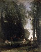 camille corot Idyll Sweden oil painting artist